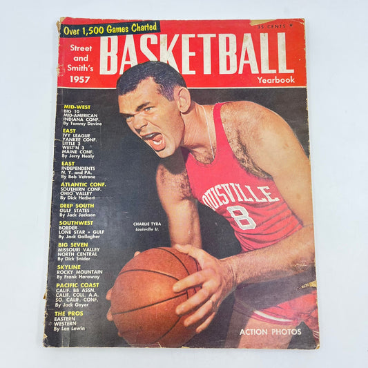 1957 Street Smith Basketball Yearbook Annual Charlie Tyra Louisville TF9