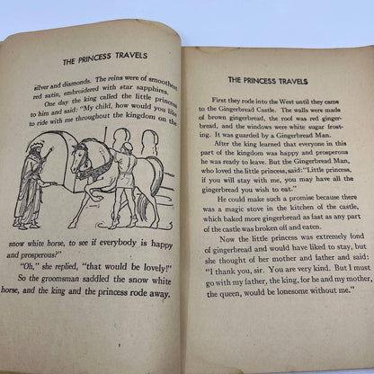 1942 Children's Stories We Like Coloring Book Madsen Cover Illustrated TH8