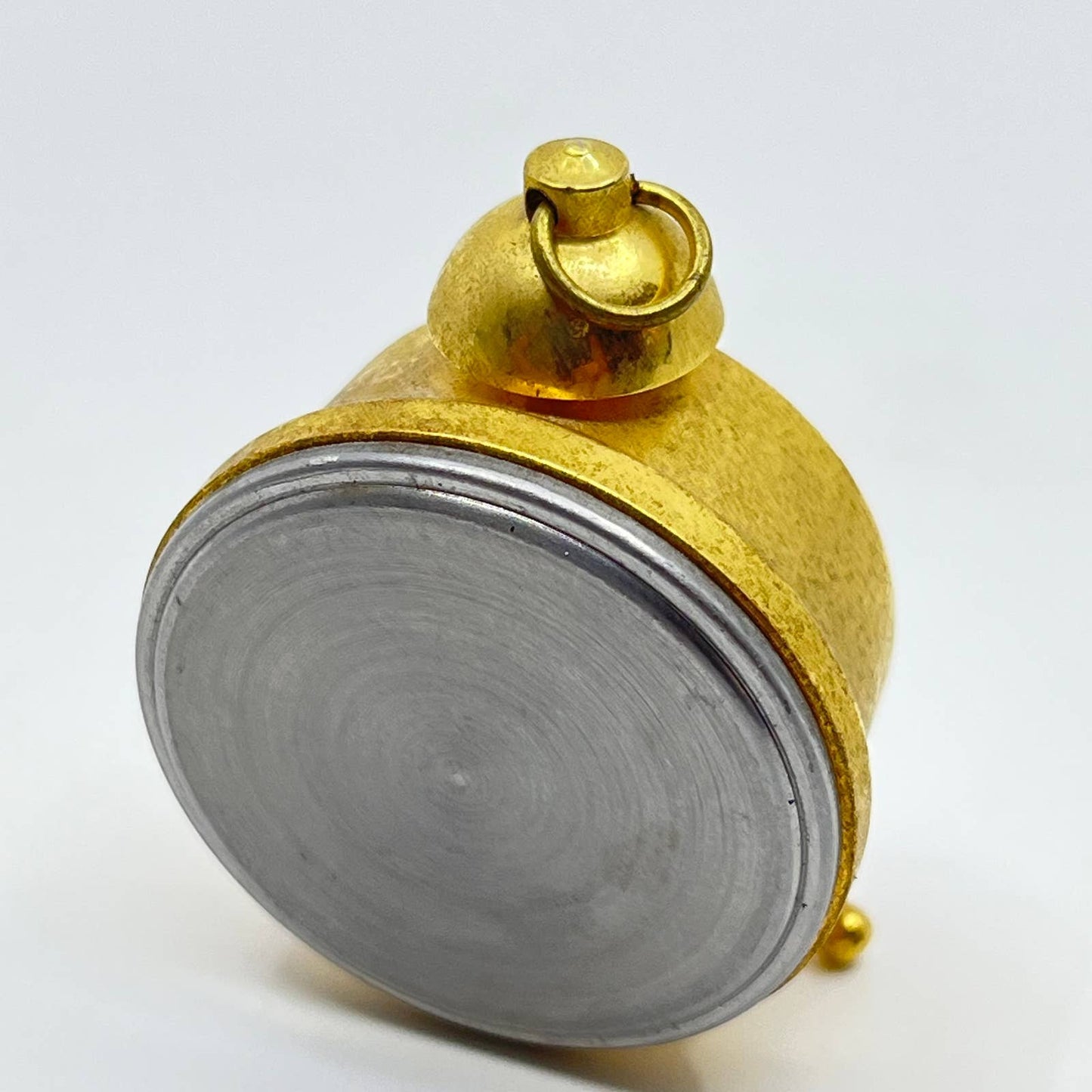 Vintage Fancy Mechanical Mini Clock Gold SD3