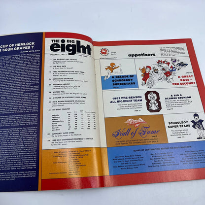 1982 Big Eight Football Special Magazine Mike Rozier Nebraska Cornhuskers TH6