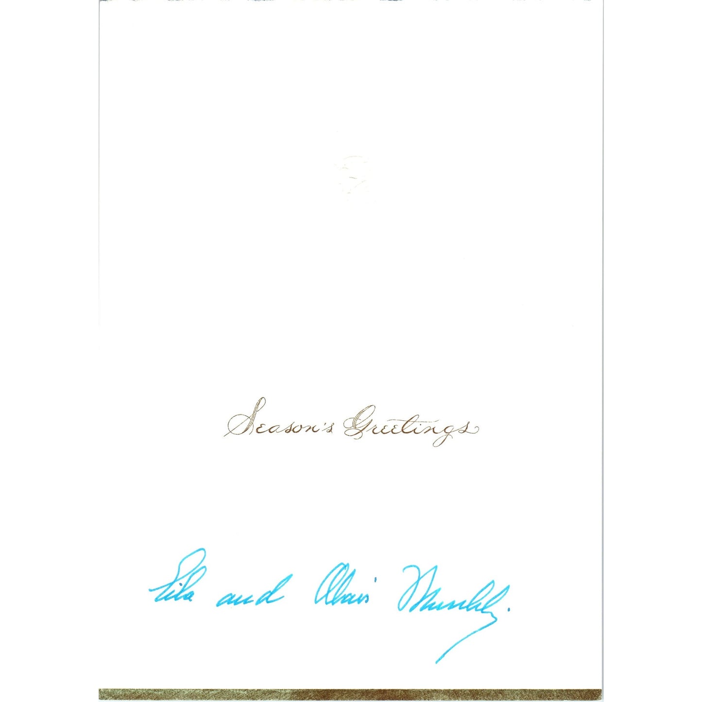 1960s Christmas Card from The Embassy of FInland B15