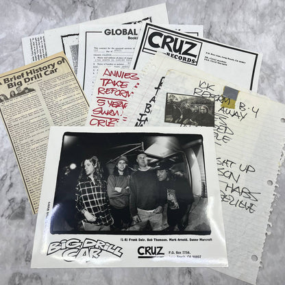 Vintage Big Drill Car Indie Rock Fan Memorabilia Collection FL5