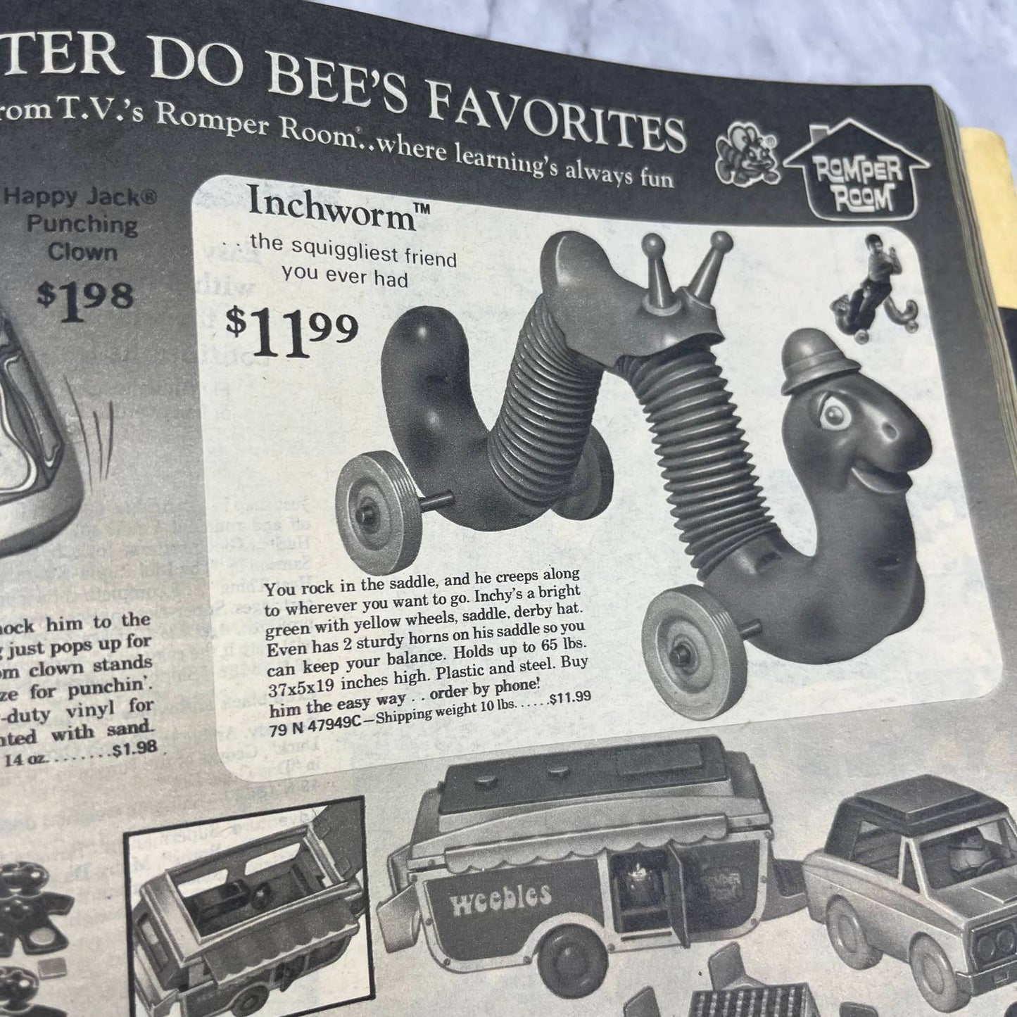 Original 1972 SEARS Christmas Wish Book Catalog Toys Barbie Hot Wheels Pooh S4