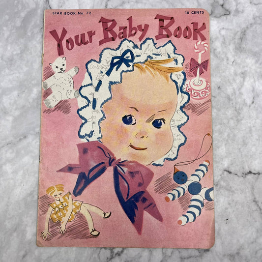 1950 YOUR BABY BOOK Knitting Patterns Star Book No. 72 -Sweaters, Pants TJ3