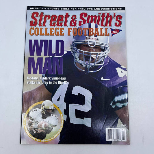 1999 Street & Smith’s College Football L Magazine Mark Simoneau K State TH6