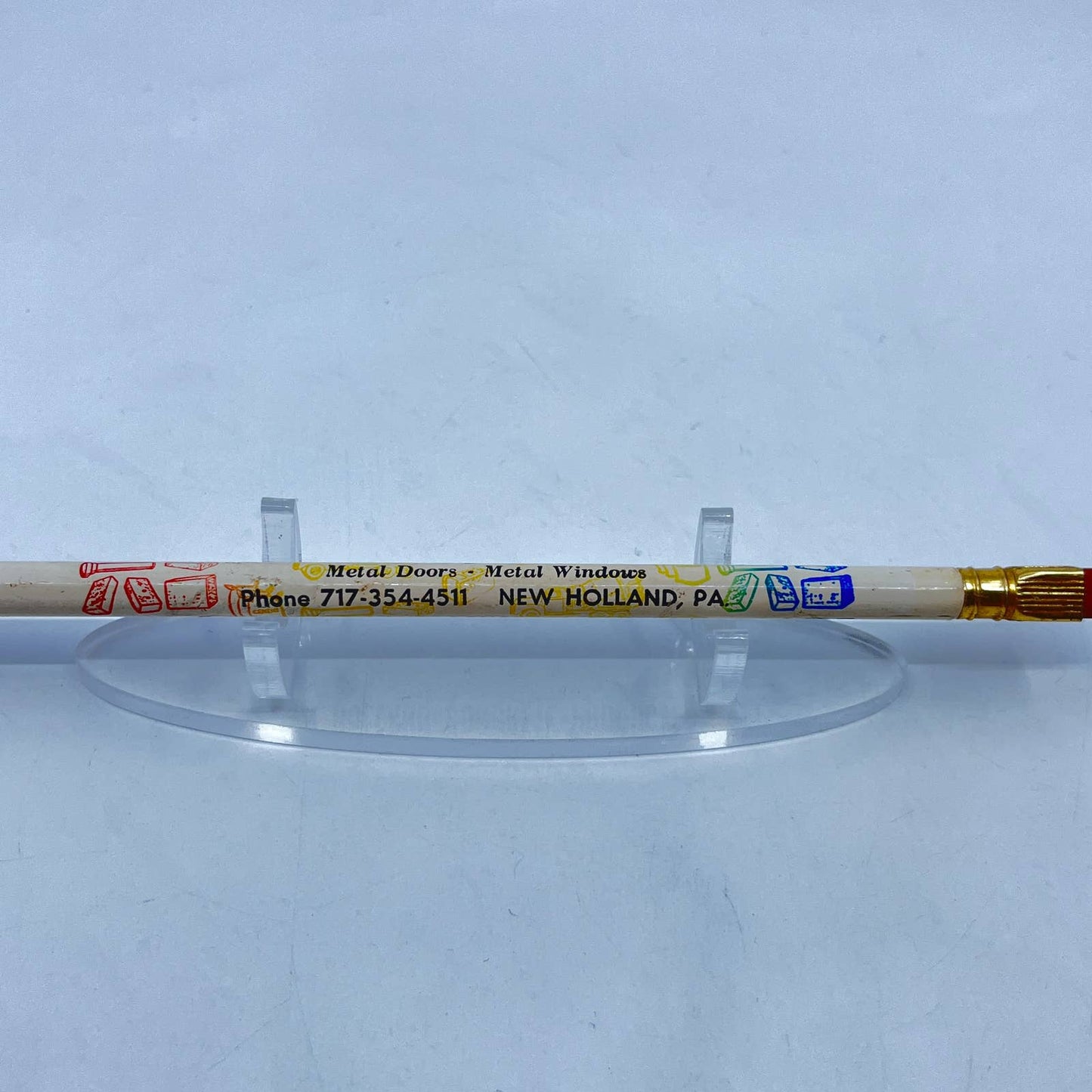 Vintage Advertising Pencil New Holland Concrete Products AC Rugged RIter SD7