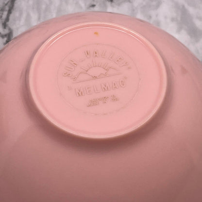 MCM Sun-Valley Melmac Pink Dessert Bowl 5" Malamine TJ5