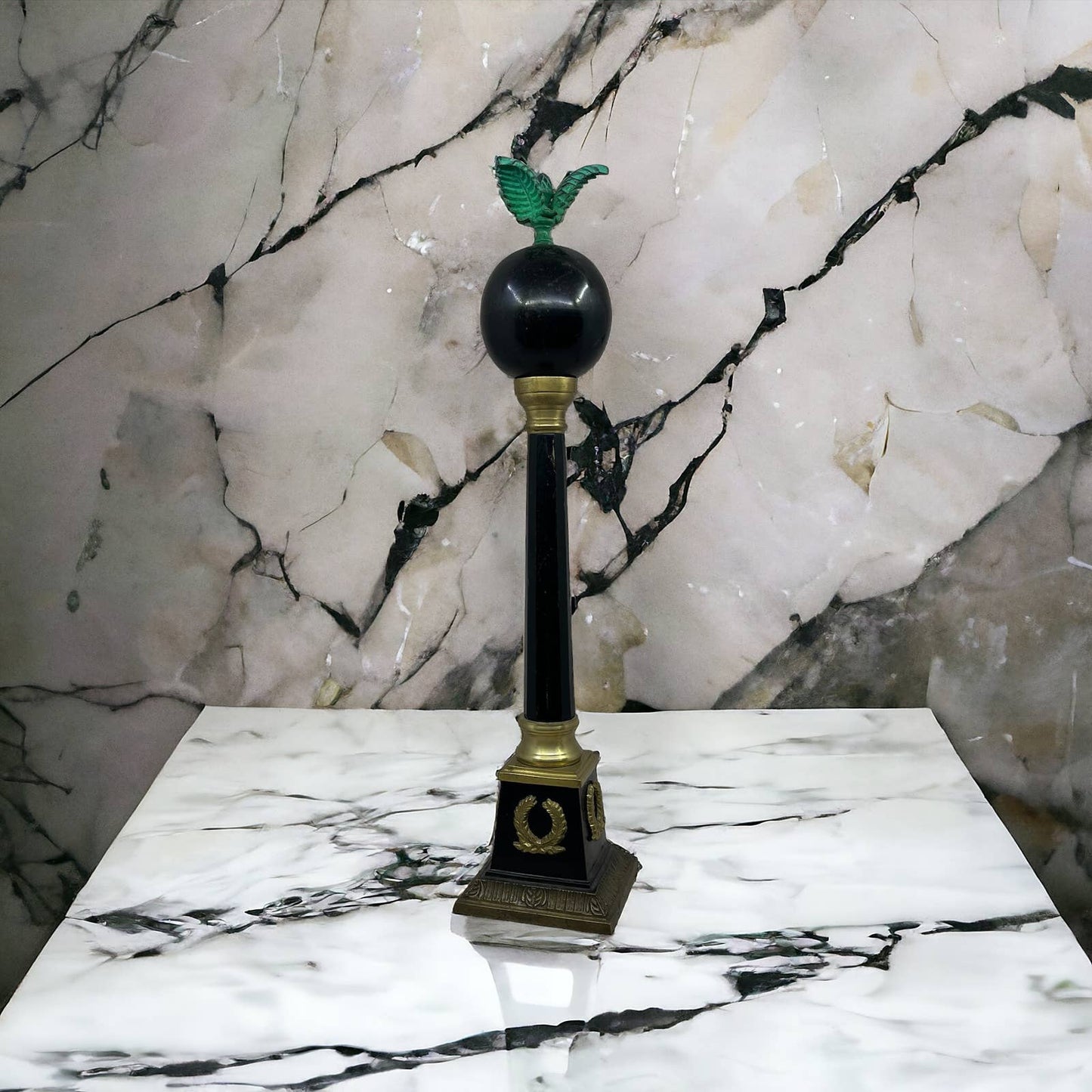 Gran Tour Style Metal Tall French Empire Neo-Classical Obelisk Statuette