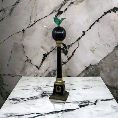 Gran Tour Style Metal Tall French Empire Neo-Classical Obelisk Statuette