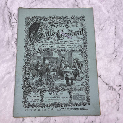 1869 March - The Little Corporal Original Magazine For Boys And Girls TB5