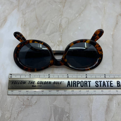 Retro Albert Nipon Round Tortoise Shell Sunglasses Eyeglasses Frames TJ1-G3-2