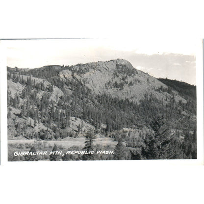 Vintage Postcard Gibraltar Mountain Republic Washington TD9-W2
