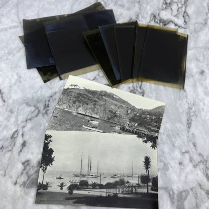 1920s Collection of Photos & Negatives of Catalina Island California TJ8