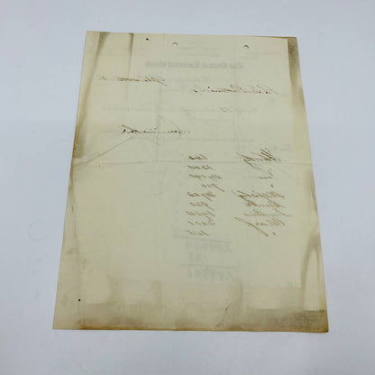 1886 The Central National Bank Philadelphia PA Billhead Letterhead Receipt AA4