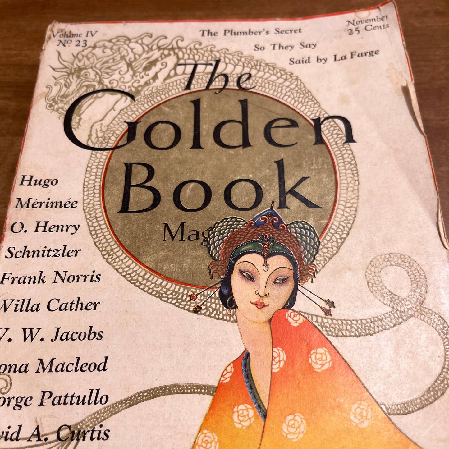 January 1926 Golden Book Magazine O. Henry Willa Cather George Pattullo Hugo TH8