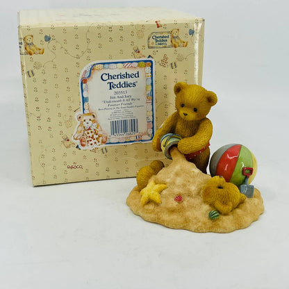 Cherished Teddies Jim & Joey We're Forever Friends 203513 IN BOX TC8