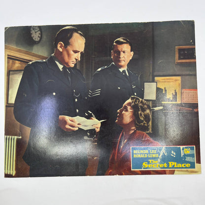 1958 The Secret Place Belinda Lee Ronald Lewis British Lobby Card 11 FL4