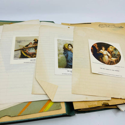 1959-60 Scrapbook Sandra Zawadski St. Anne’s Academy Wilkes-Barre PA BA1