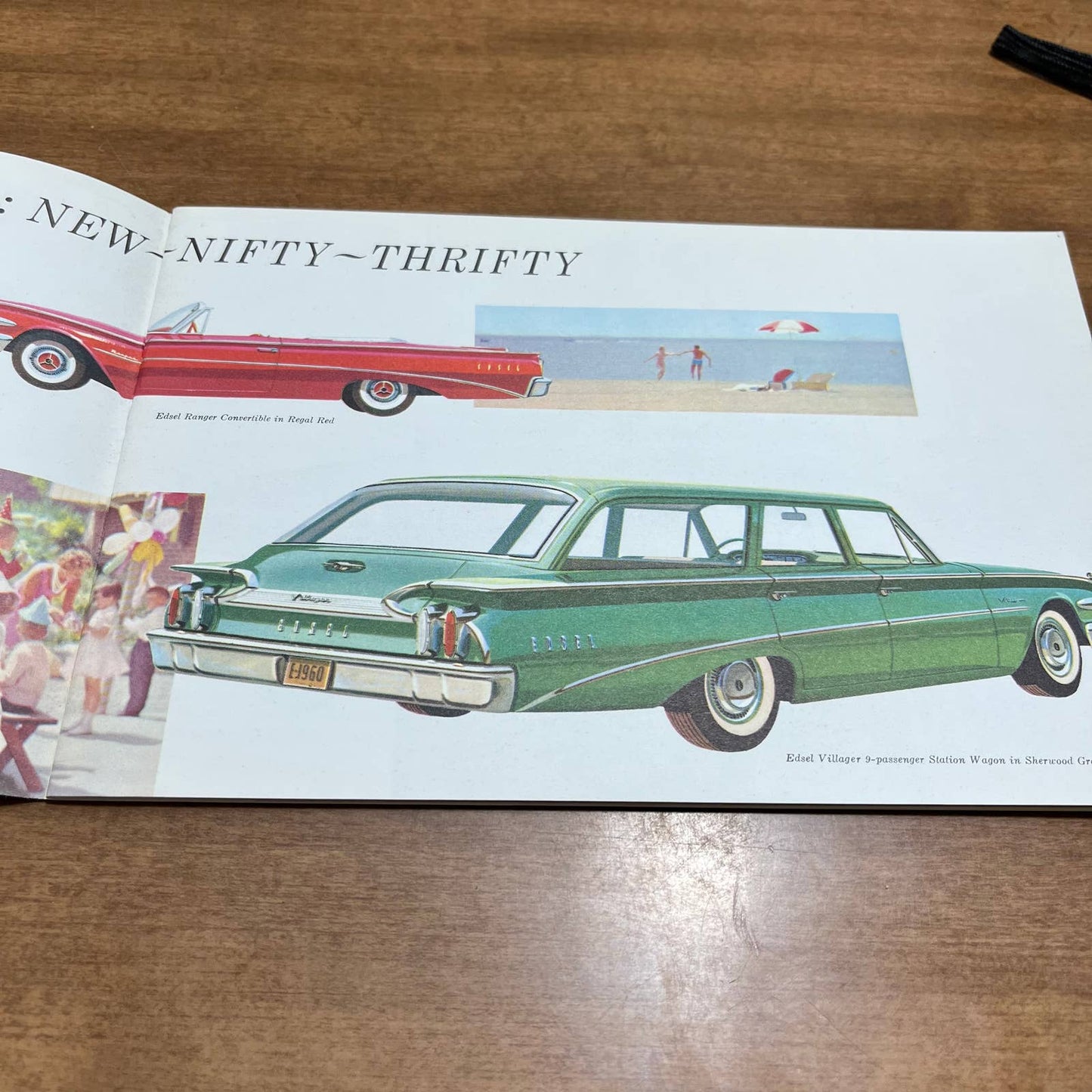 1960 Ford Edsel Color Promo Booklet New Nifty Thrifty 12pg B2