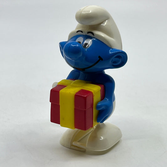 1982 Jokey Smurf Wind-up Ramp Walker, Galoob Peyo Hong Kong WORKS SC8