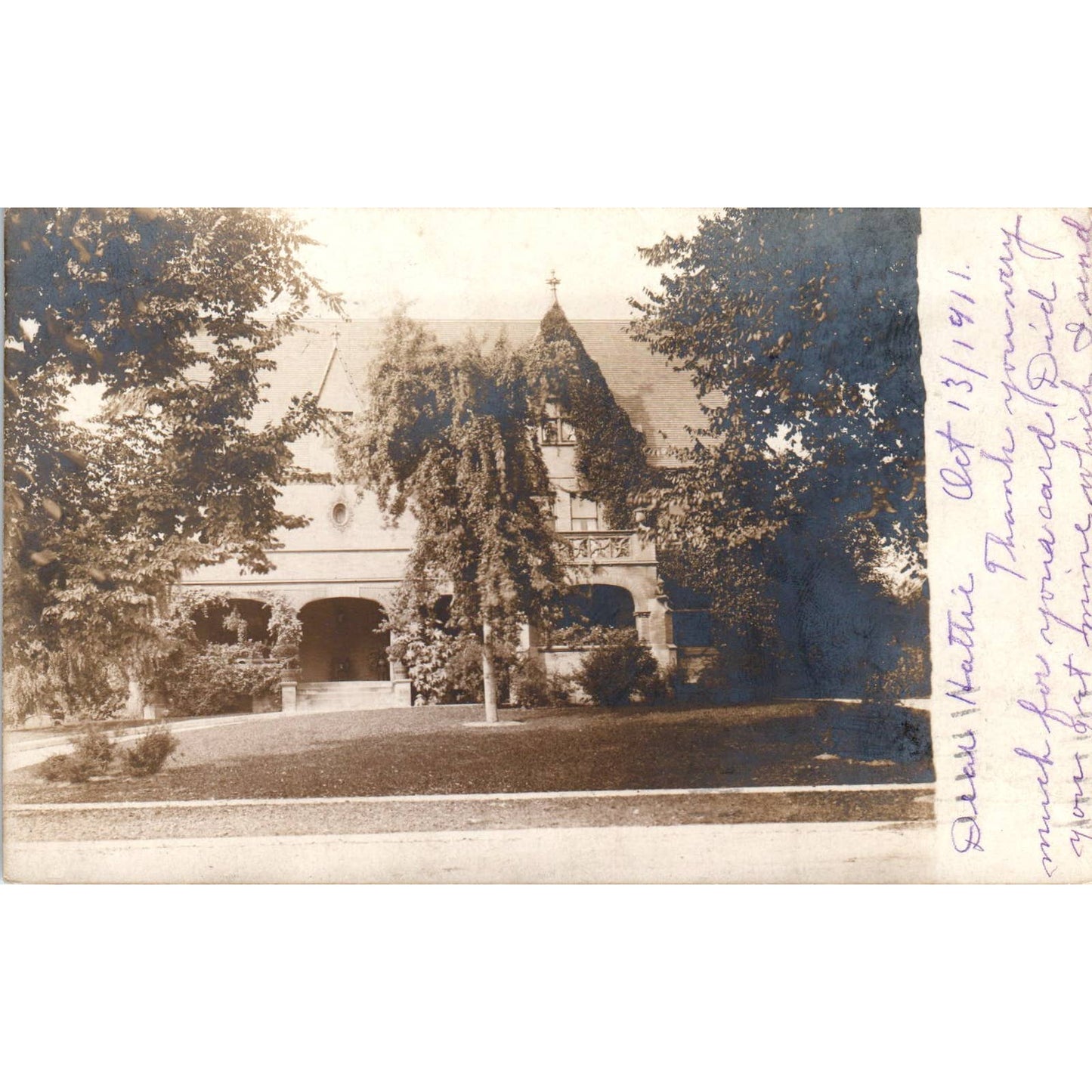 Antique Postcard RPPC Orthodox Church Sheboygan Wisconsin SE8