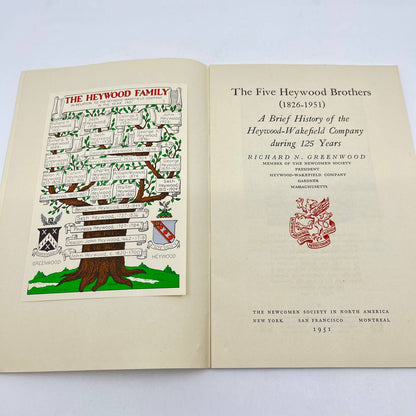 1951 The Five Heywood Brothers A Brief History of the Heywood-Wakefield Co TF8