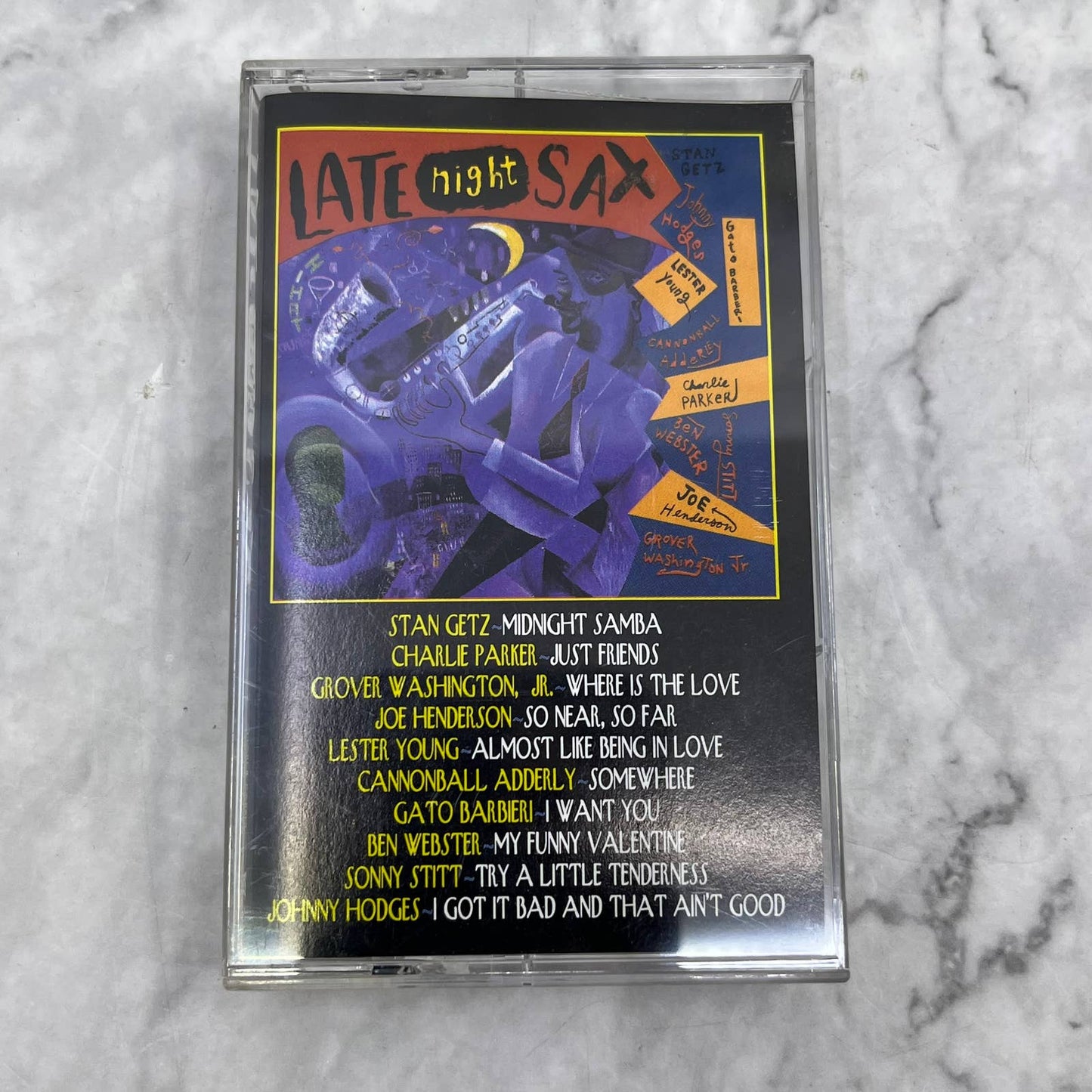 Late Night Sax by Various Artists Universal Cassette Tape TF6-23