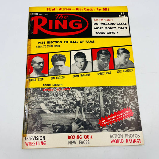 1956 Oct - The Ring Boxing Magazine Patterson vs. Moore  TA5