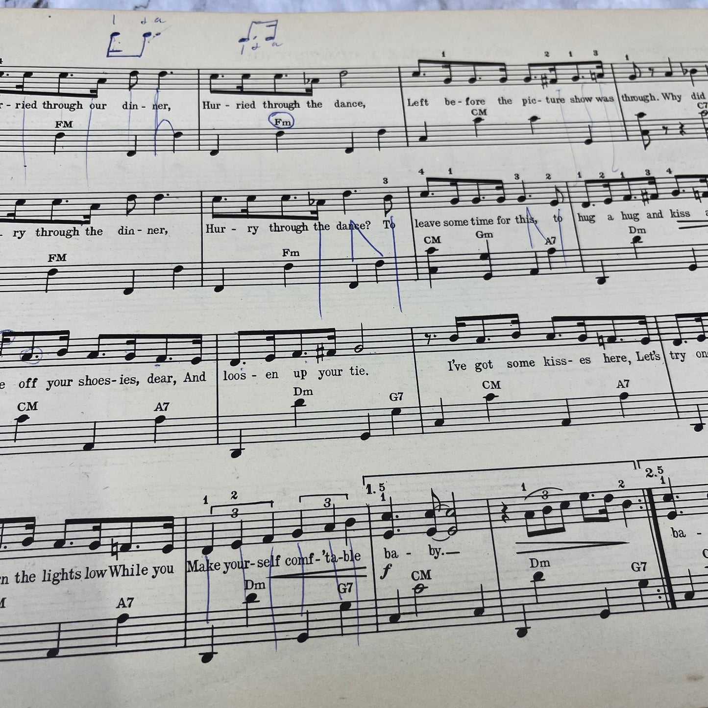 1954 The Hit Parade Accordionist Sheet Music Book Chas. H. Hansen V39-4