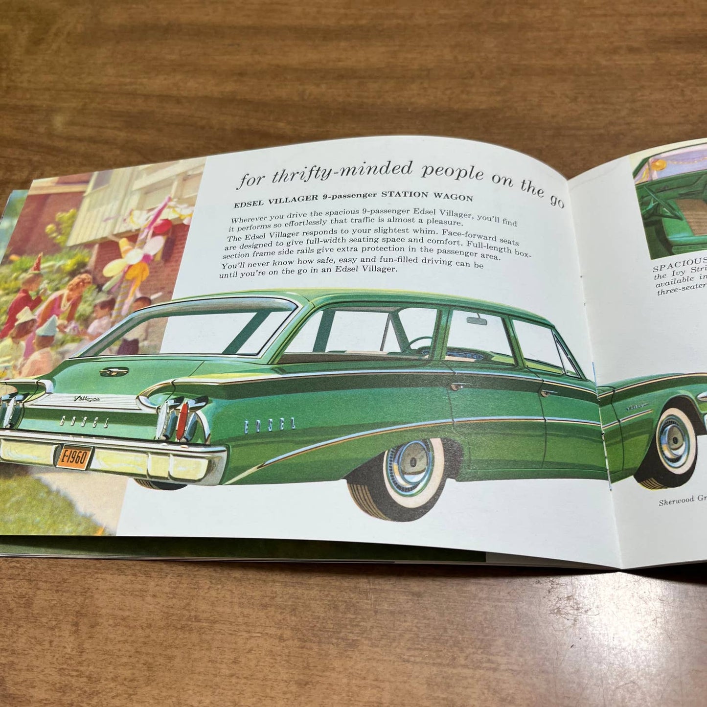 1960 Ford Edsel Color Promo Booklet New Nifty Thrifty 12pg B2