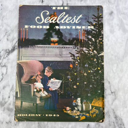 Holiday 1945 The Sealtest Food Adviser / Cook Book / Recipes TJ4