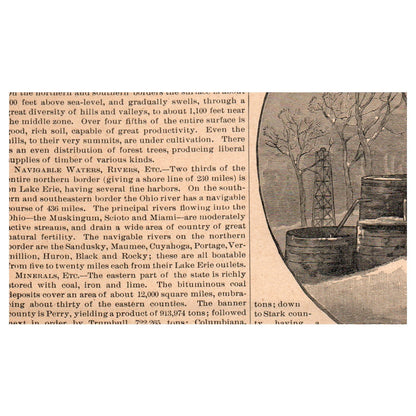 Smithsonian Institute Washington D.C. 3.5x5" Original Engraving 1899 AK5-H6