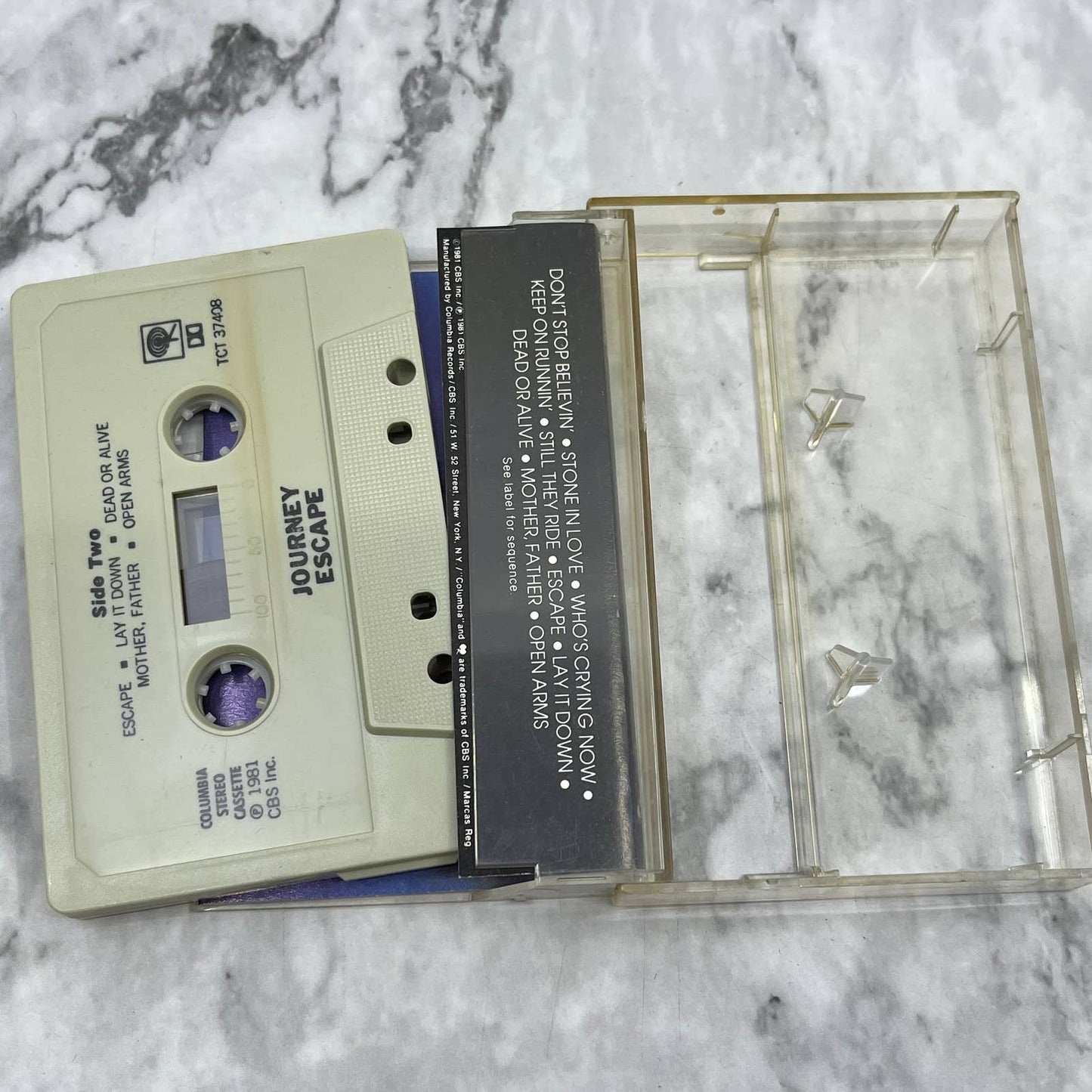 Escape by Journey (1981 Columbia Records) Cassette Tape TH5-33