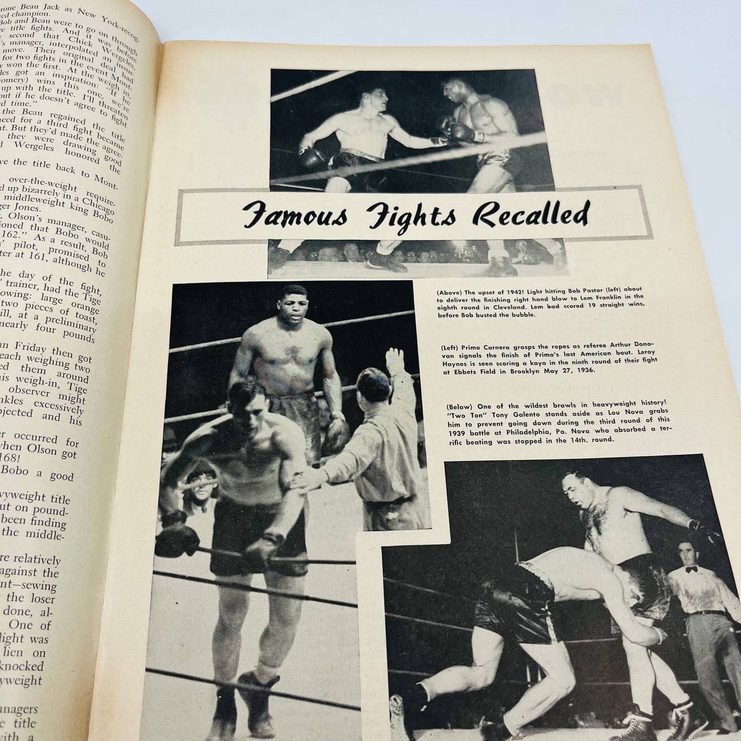 1955 Dec - The Ring Boxing Magazine – De Marco Cover Marciano TA5