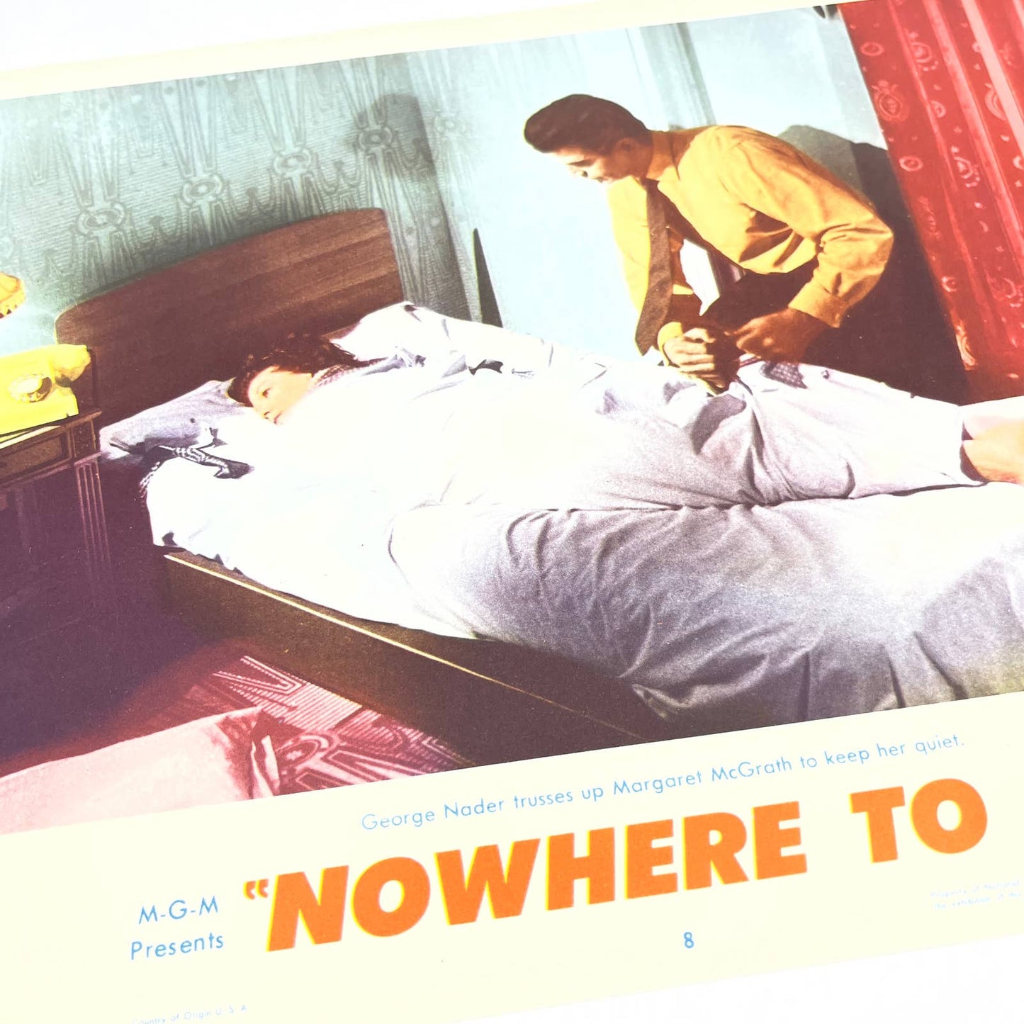 1959 Nowhere to Go George Nader 8 Lobby Card FL4