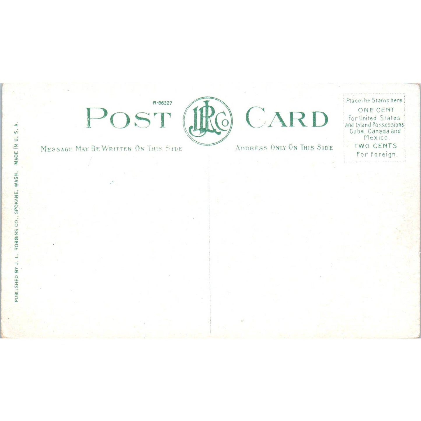 Vintage Postcard State Armory Walla Walla Washington TD9-W2