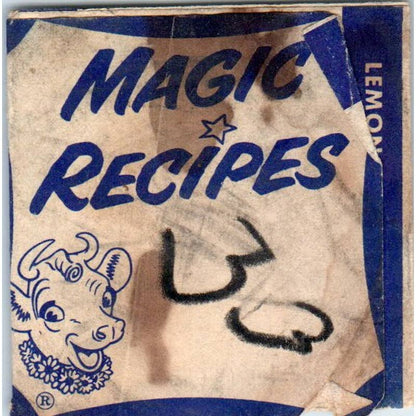 1952 Magic Eagle Brand Magic Recipes MINI Cookbook Booklet SE5