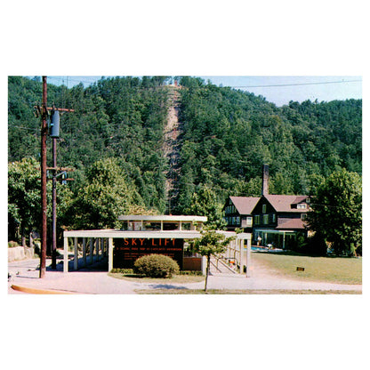 Vintage Postcard - The Sky Lift Gatlinburg Tennessee TJ6-1