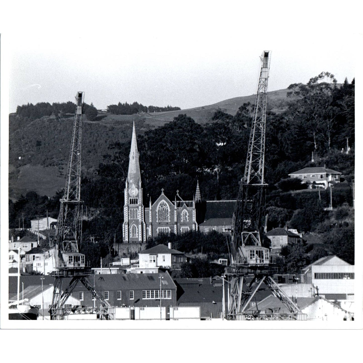 1970 Original Photo Iona Church at Port Chalmers in Dunedin New Zealand 8x10 AD6