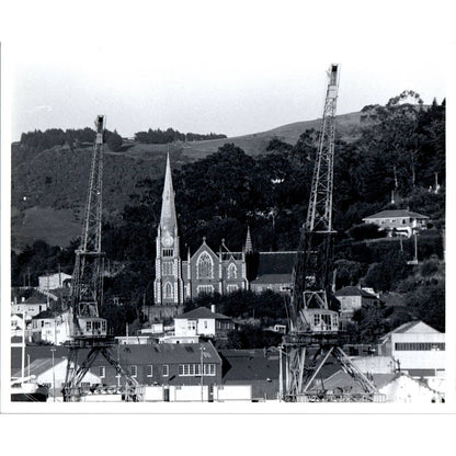 1970 Original Photo Iona Church at Port Chalmers in Dunedin New Zealand 8x10 AD6