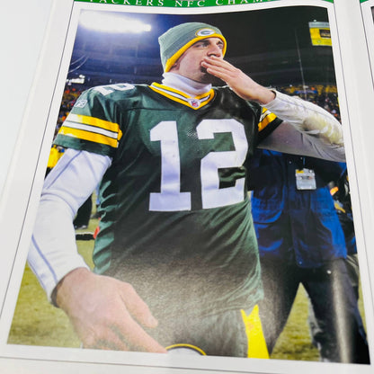 2010 Super Bowl XLV NFC Champ Green Bay Packers Collector’s Preview Magazine BA3