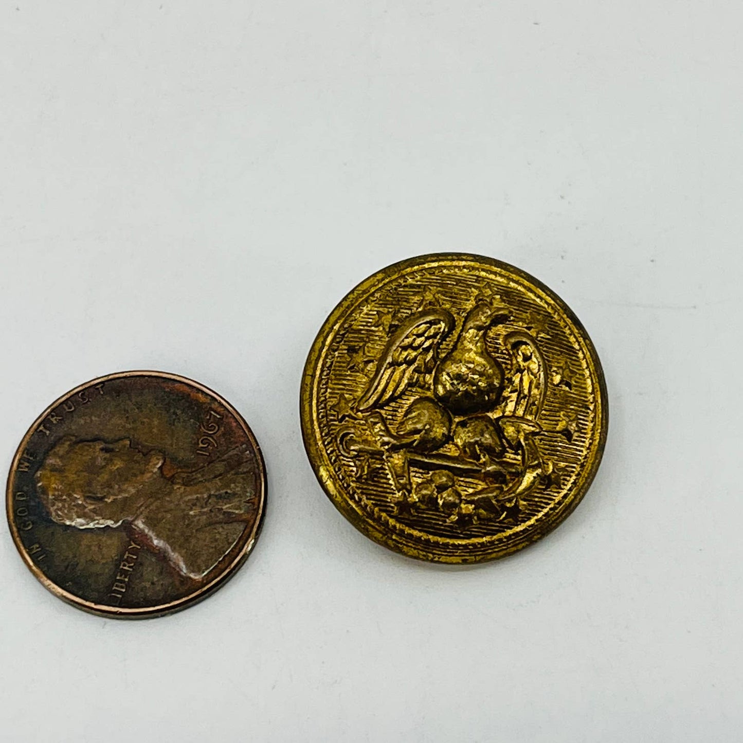 Navy Military Officer's Uniform Button Czechoslovakia SC3