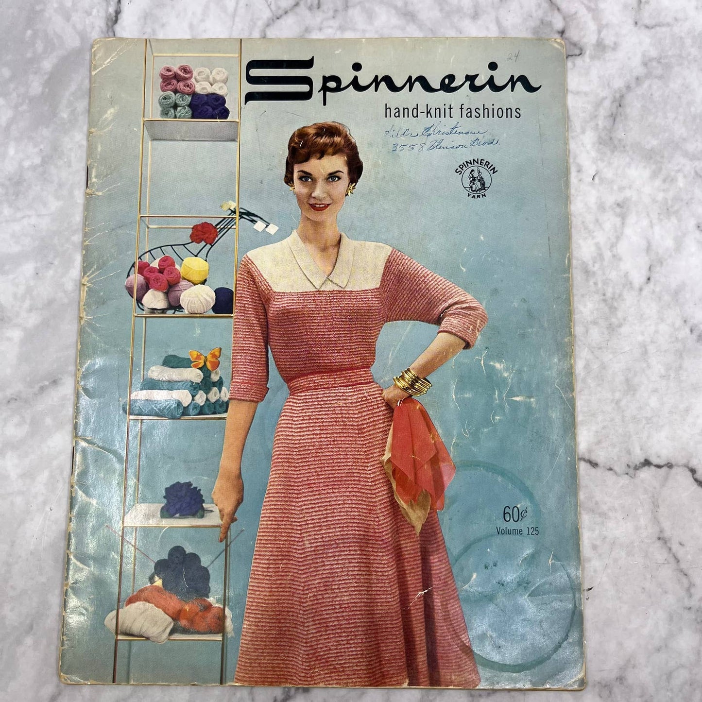 1954 Vintage Spelinnerin Hand Knit Fashions Pattern Instruction Book TJ3