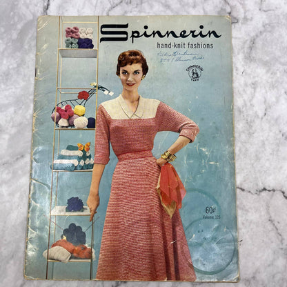 1954 Vintage Spelinnerin Hand Knit Fashions Pattern Instruction Book TJ3