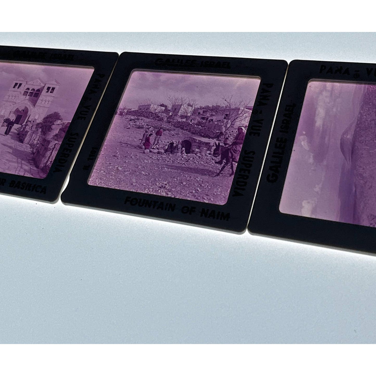 1960s Israel Galilee Set of 3 2x2 Slides TK2-S2-16