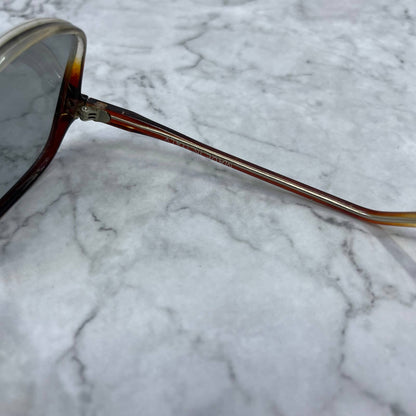 1960's 70's Carmel Ombré Over Sized Sunglasses Italy 5.5” TA9