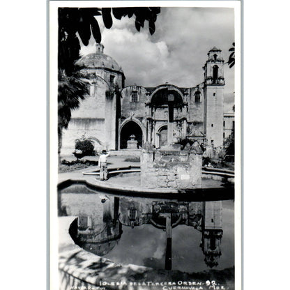 Cuernavaca, Mexico Iglesia Tercera Orden San Francisco RPPC Postcard TJ7-MP
