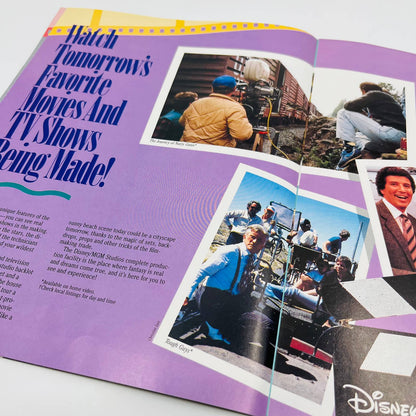 Walt Disney World MGM STUDIOS Special Sneak Preview Guide Magazine 1988 BA1