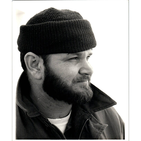 c1970 Original Photo Portrait of a Longshoreman 8x10 AD6