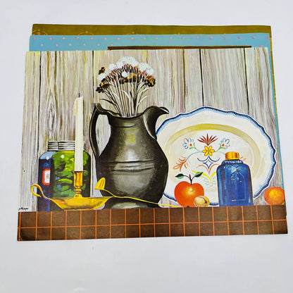 1972 Retro Kitschy George Cherepov Art Prints Set of 4 Donald Art 12 x 9 TD7
